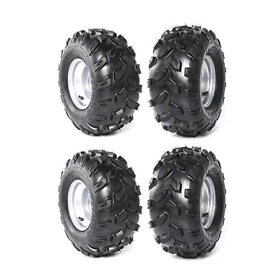 $389.87 • Buy 4pcs 18x9.5-8 Wheel Tyre With 8  Rim 18x9.50-8 For Go Kart Tractor Mower Buggy