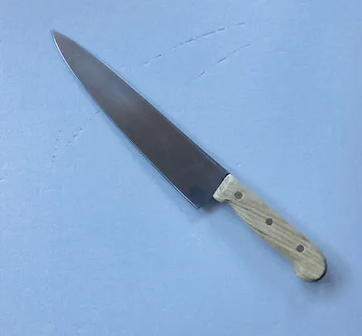 Rare R.H Forschner Victorinox Chef's Knife 15  W 10  Blade Large Seal Stamp 29 • $90.30