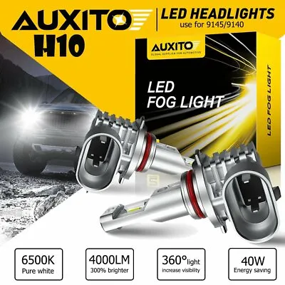 AUXITO LED Fog Light Bulbs 9145 9140 H10 White For Ford F150 F250 F350 2004-2021 • $18.99