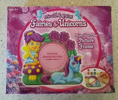 Mould & Paint Make Your Own Fairies And Unicorns Picture Frame • £6.99