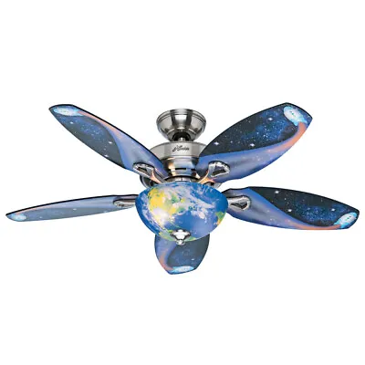 $179.99 • Buy Hunter 48  Discovery Ceiling Fan With LED Light Pull Chain Children's Kids Room
