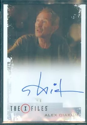 X-Files Season 10 & 11  Alex Diakun As Manager  Autograph Card • $1.99