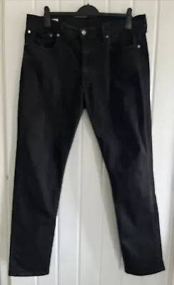 Levi’s 512 Men’s Slim Taper Black Jeans Size 36W/34L • £6.50