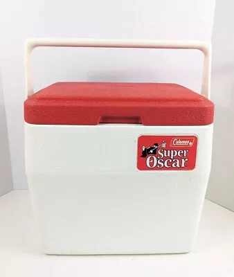 Coleman Super Oscar Rare Vintage Cooler Model 5276 Ice Chest Red Lid • $89.99