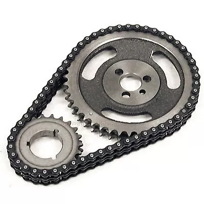 $45.13 • Buy Double Row Timing Set Chevy 350 400 327 305 283 383 262 265 Sbc Sb Chain & Gear