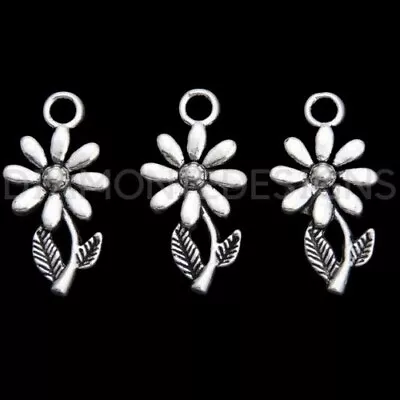 £2.25 • Buy 20 Pcs Tibetan Silver Daisy Flower Charm 20mm Jewellery Pendant Beading A216