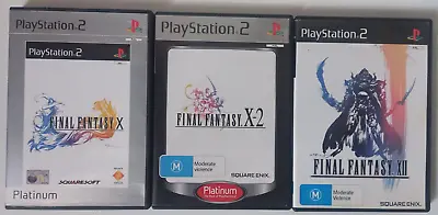 Final Fantasy X  X-2  XII PS2 • $40