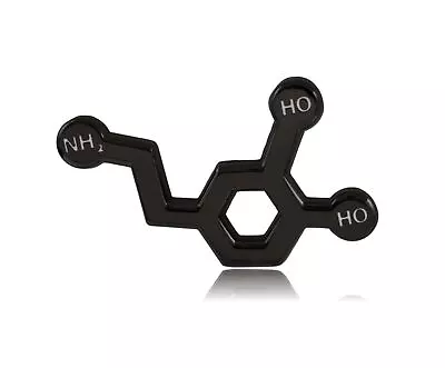 Dopamine Molecule Metal Pin • $9.99