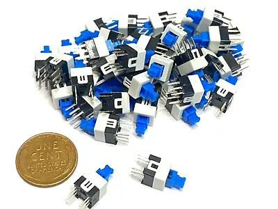 30 Pieces -  6 PIN Latching 7x7mm Mini Tactile Push Button Switch On-Off DIP C14 • $12.07