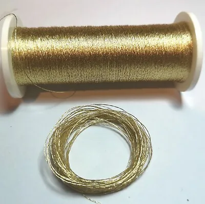 5m Gilt Elizabethan Twist Thread - Gold Goldwork Couching  • £3.50