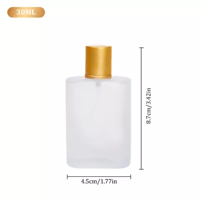 30/50/100ml Glass Empty Fine Mist Pump Spray Bottle Perfume Liquid Atomizer • £5.60
