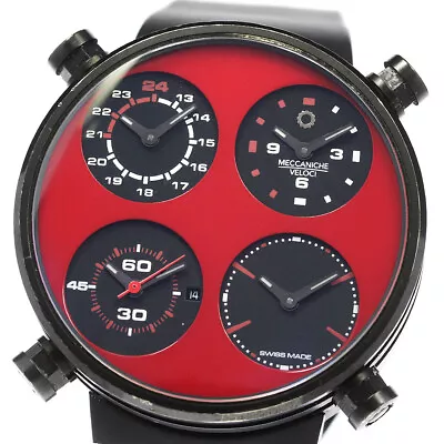 MECCANICHE VELOCI Quattro Valvole Red / Black Dial Automatic Men's Watch_791480 • $1033.60