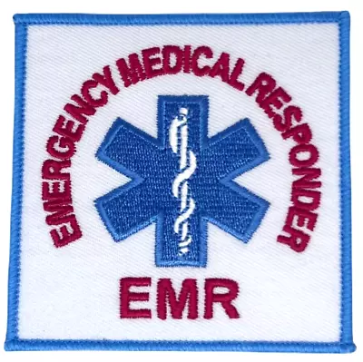 Emergency Medical Services Patch (3 ) Iron/Sew-on EMR Badge Medic Jacket Emblem • $8.90