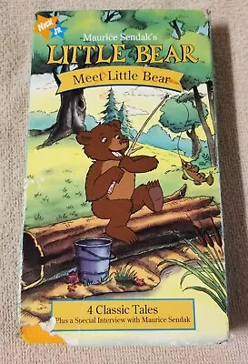 MEET LITTLE BEAR Vhs Video Tape Maurice Sendak; 1998 NELVANA Nickelodeon Nick Jr • $9.95