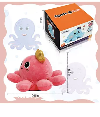 Musical Plush Octopus Light Up Voice Control Dancing (Open Box) • $15