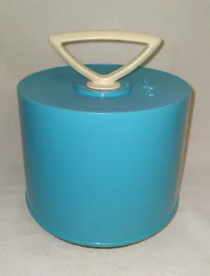 Vintage Disk-Go-Case Robin Egg Blue 45 RPM 7  Vinyl Record Storage Holder Clean • $14.77