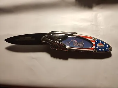 Franklin Mint Harley Davidson Ultimate Chopper Easy Rider Collector Pocket Knife • $29.99