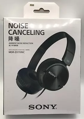 $83 • Buy Sony Noise Cancelling Headphones New (mdr-zx110nc) (black) #7134nsb