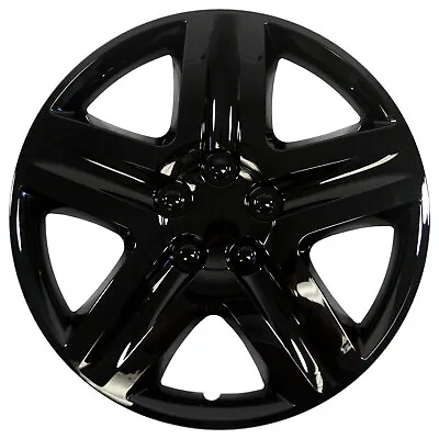 17  Black Set Of 4 Wheel Covers Full Rim Hub Caps Fit R17 Tire & Steel Wheels • $61.26