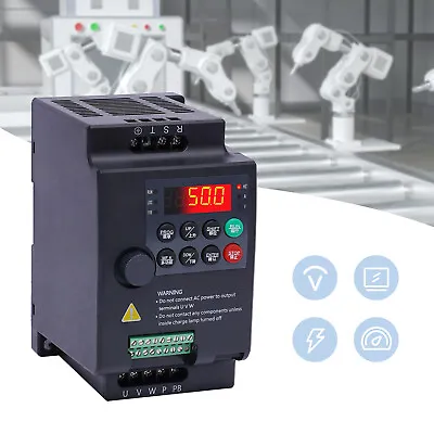 2HP 3Phase Motor Variable Frequency Drive VFD Speed Controller 220VAC 1.5KW 7A • $89.31