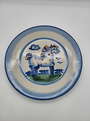 M. A. Hadley Pottery Horse 7 3/4  Plate Farm Animal Collection • $25.65