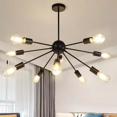 DLLT Sputnik Chandeliers 10-Light Modern Pendant Lighting Vintage Ceiling L... • $58.43