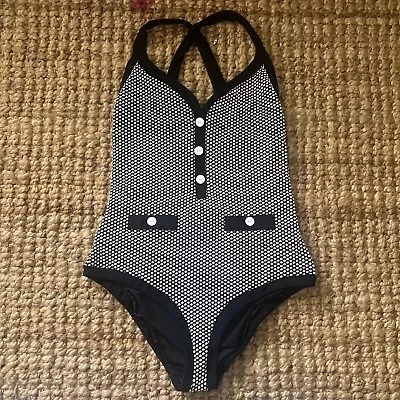 Tigerlily Archives - 10 - Button Down Pin Up Style Cross Back Swimsuit  • $45