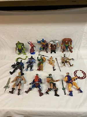 Masters Of The Universe MOTU 200x Lot Action Figures Parts Accessories He-Man • $79.50