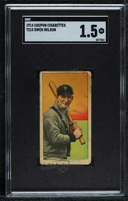 1914-16 Coupon Cigarettes Type 2 T213-2 Owen Wilson SGC 1.5 • $89.95