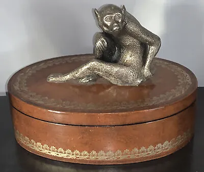 Fabulous Maitland Smith Oval Monkey Box • $275