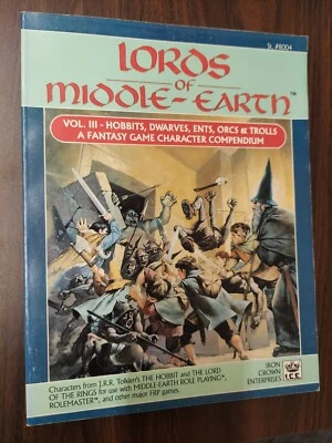 £39.94 • Buy ICE MERP Lords Of Middle Earth Vol. 3 Hobbits, Dwarves, Ents, Orcs, And Trolls 