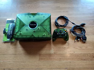 Original Xbox Halo Edition With 500GB HDD - SID 3.1 Soft Mod - Games And Much... • $255