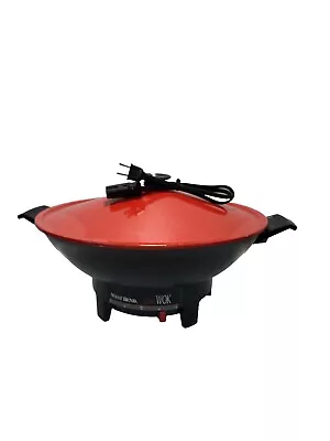 West Bend 6 Qt Electric Wok 79525 Red (*) • $25