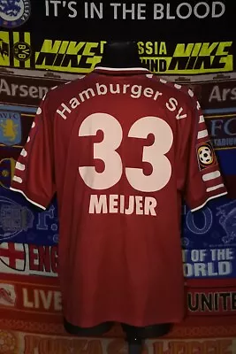 4.5/5 Hamburg Hamburger SV Adults XL/XXL #33 Meijer 2000 Football Shirt Jersey • £119.99