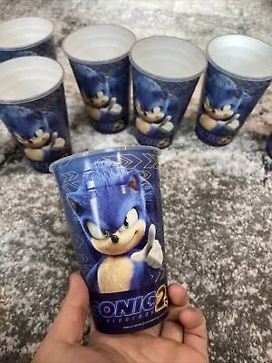 AMC Theaters Sonic The Hedgehog Movie 2 Promo Cups No Figures! 12 CUPS!!! • $36