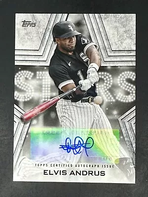 Elvis Andrus 2023 Topps Series 2 Baseball Stars Auto #BSA-EA White Sox • $13.99