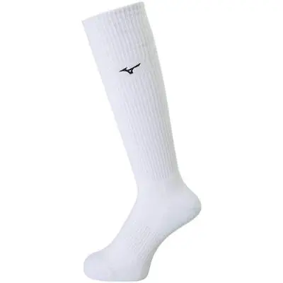 Mizuno Japan Volleyball Long Socks US7-US9 JP25-27cm 1pair V2MX8009 White Black • $20.99