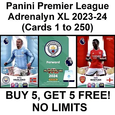 Panini Premier League Adrenalyn XL 2024 23/24 (1 To 250) **Please Select Cards** • £1