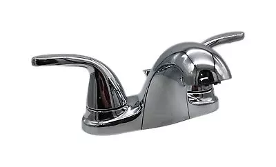 MOEN Adler 4 In. Centerset 2-Handle Low-Arc Bathroom Faucet In Chrome 84603 • $44.95