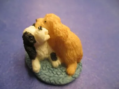 Miniature Puppy Dogs Sculpture Figurine Resin Realistic Dollhouse • $4.50