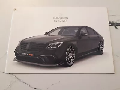 2018 BRABUS Mercedes S 63 & S 65 AMG Brochure Brochure Catalogue English German • $10.64