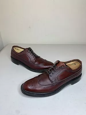 $59.99 • Buy Vintage Florsheim Hanover Imperial V Cleat Suicide Heel Wingtips! Size 10.5A