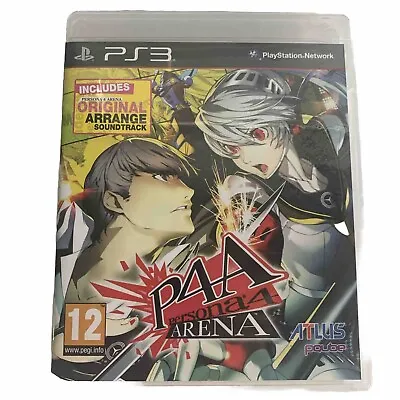 Persona 4 Arena P4A PlayStation 3 PS3 Game Complete W'Soundtrack Manual LIKE NEW • $44.90
