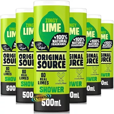 6x Original Source Zingy Lime Shower Gel 500ml • £18.99