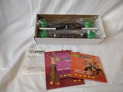 ZUMBA FITNESS Kit - SEALED DVDs & 2 NEW Toning Sticks • £15.99