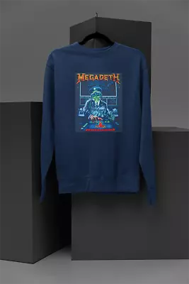 Megadeth | Vintage Metal Band Sweatshirt | Rust In Peace Era | Thrash Metal Clot • £34.99