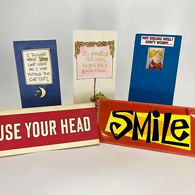 Vintage Oversize Humorous Greeting Cards Lot 1970s Unused Graphic Hallmark Other • $12