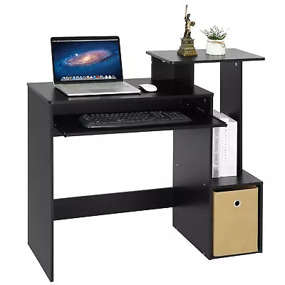 Gaming Table Computer Desk PC Laptop Study Writing Table Home Office Black • $46.58