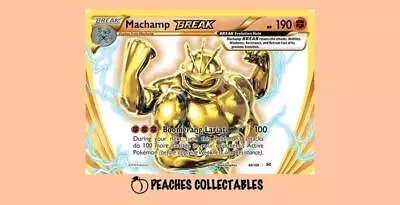 Pokemon - Machamp BREAK - 60/108 - XY Evolutions - Rare BREAK LP • £3.25