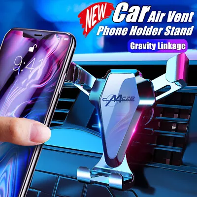 Universal Gravity Car Phone Holder CD Slot Air Vent Mount Stand Cradle Portable • $12.95